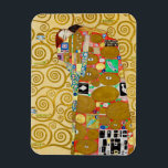 Magnet Flexible Couple Nouveau Gustav Klimt Accomplissement<br><div class="desc">Gustav Klimt,  Accomplissement 1910-1911 Couple Art Nouveau avec la signature de Klimt tourbillonnante et belle peinture dorée.</div>