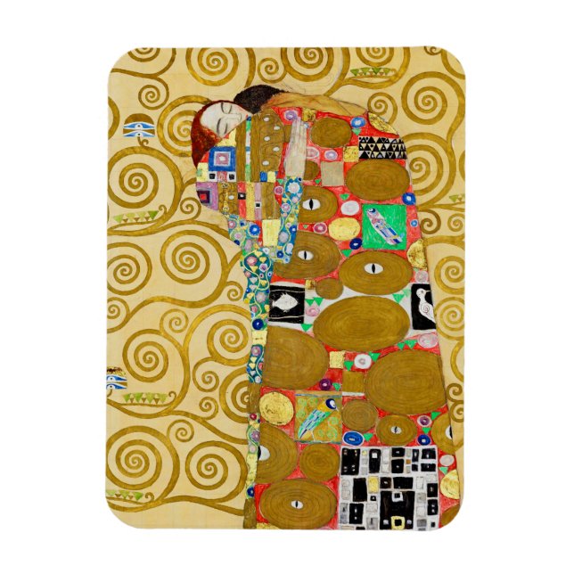 Magnet Flexible Couple nouveau Gustav Klimt Accomplissement (Vertical)