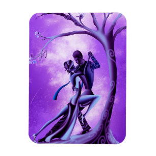 Magnet Flexible Couple romantique danse le tango