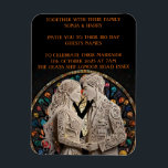 Magnet Flexible couples mariages personnalisés<br><div class="desc">Invitation personnalisée en couple mariage [d668c6045133]</div>