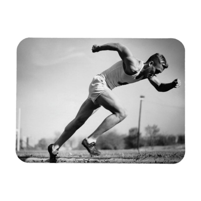 Magnet Flexible Coureur masculin (Horizontal)