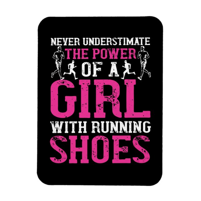 Magnet Flexible Courir - Ne jamais sous-estimer le champion (Vertical)