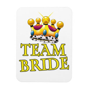 Magnet Flexible Couronne de mariée Team Bride