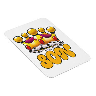 Magnet Flexible Couronne de roi de fils