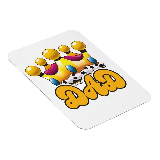 Magnet Flexible Couronne de rois papa (Côté Droit)