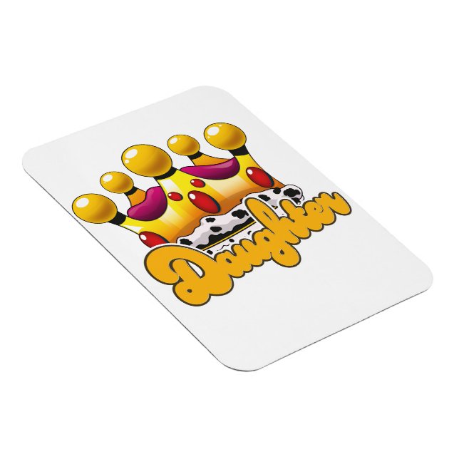 Magnet Flexible Couronne des rois filles (Côté Droit)