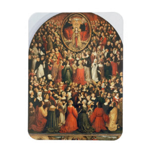 Magnet Flexible Couronnement de la Vierge, 1513 (huile sur le