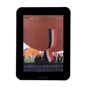 Magnet Flexible Course de ballon à air chaud Gordon Bennett