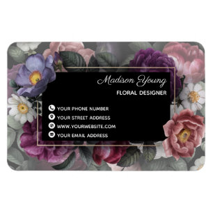 Magnet Flexible Coutume florale élégante de concepteur