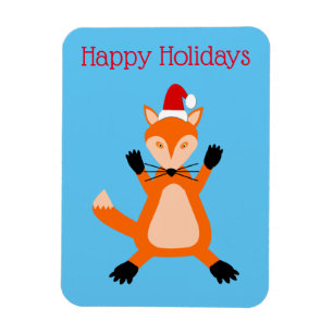 Magnet Flexible Coutume Noël Fox Custom