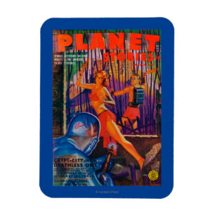 Magnet Flexible Couverture de magazine d'histoires de planète 3