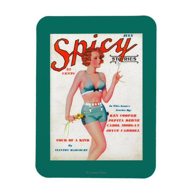 Magnet Flexible Couverture de magazine épicé (Vertical)