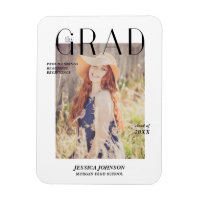 couverture de magazine photo graduation faire-part