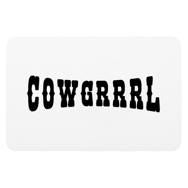MAGNET FLEXIBLE COWGRRRL (Horizontal)