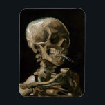 Magnet Flexible Crâne avec brûler la cigarette Vincent van Gogh Ar<br><div class="desc">Vincent van Gogh (Néerlandais, 1853 - 1890) Crâne d'un squelette avec cigarette brûlante, 1885-1886, Huile sur toile Sans cadre : 32 cm × 24, 5 cm (13 po × 9, 6 po) Travail précoce de Vincent van Gogh. Ce petit tableau fait partie de la collection permanente du musée Van Gogh...</div>