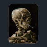 Magnet Flexible Crâne avec brûler la cigarette Vincent van Gogh Ar<br><div class="desc">Vincent van Gogh (Néerlandais, 1853 - 1890) Crâne d'un squelette avec cigarette brûlante, 1885-1886, Huile sur toile Sans cadre : 32 cm × 24, 5 cm (13 po × 9, 6 po) Travail précoce de Vincent van Gogh. Ce petit tableau fait partie de la collection permanente du musée Van Gogh...</div>