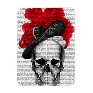 Magnet Flexible Crâne avec Red Hat