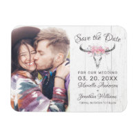 Crâne de vache rustique flou d'aquarelle photo