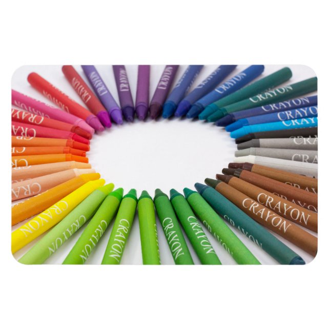 Magnet Flexible Crayons colorés de craie (Horizontal)