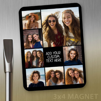 Magnet Flexible Create a Custom Photo Collage with 8 Photos