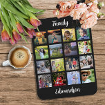 Magnet Flexible Create your own family monogrammed photo collage<br><div class="desc">Family photo collage 16 photos magnet.
You can personalize it and add your most beautiful photos and name. Very unique and personal magnet.</div>