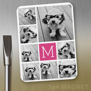 Magnet Flexible Créer un collage de photos personnalisé avec 8 pho