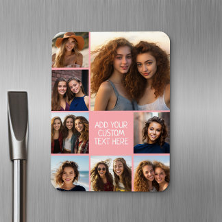 Magnet Flexible Créer un Collage Photo Personnalisé - 8 Photos - c