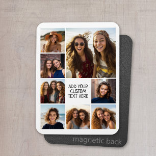 Magnet Flexible Créer un collage photo personnalisé avec 8 photo