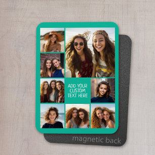 Magnet Flexible Créer un collage photo personnalisé avec 8 photo