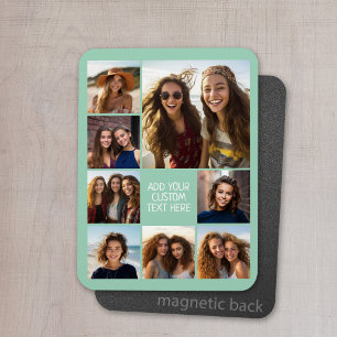 Magnet Flexible Créer un collage photo personnalisé avec 8 photo