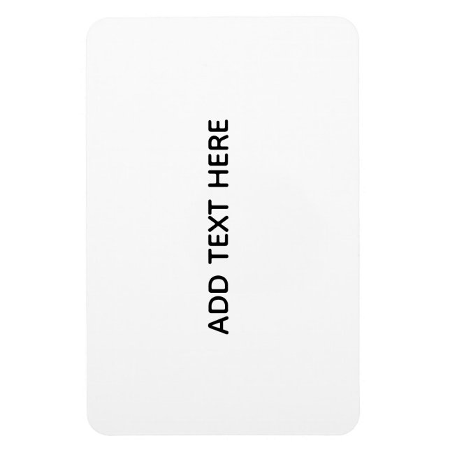 Magnet Flexible Créez votre propre blanc  (Vertical)