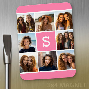 Magnet Flexible Créez Votre Propre Collage Instagram Monogramme Pe