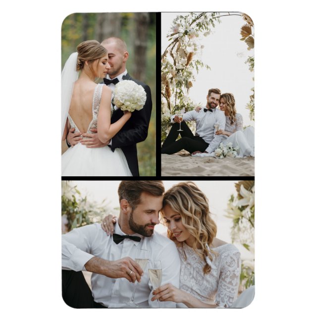 Magnet Flexible Créez votre propre collection photo 3 (Vertical)