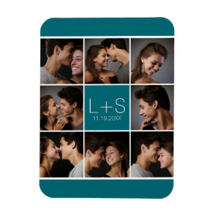 Magnet Flexible Créez votre propre collection photo Mariage Monogr