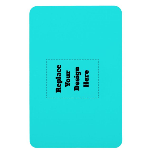 Magnet Flexible Créez votre propre cyan (Vertical)