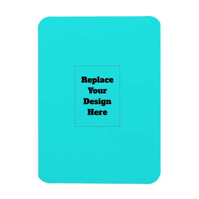 Magnet Flexible Créez votre propre cyan (Vertical)