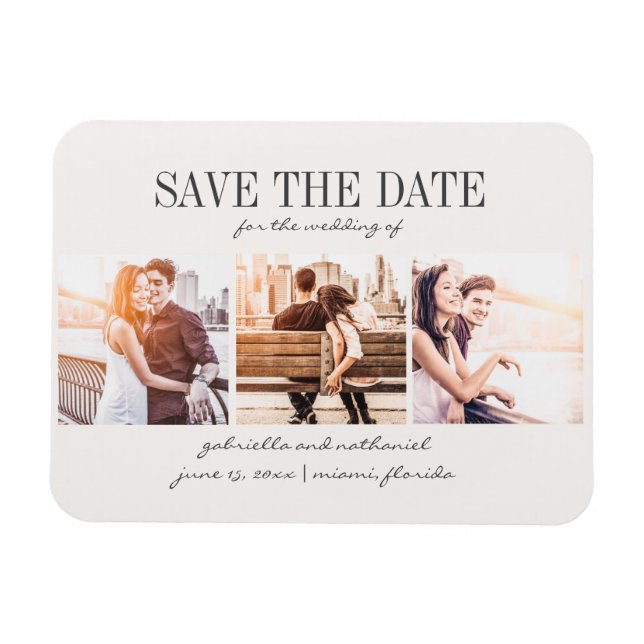 Magnet Flexible Créez Votre Propre Écrite À La Main 3 Photo Enregi (Horizontal)