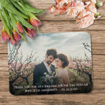 Magnet Flexible Créez votre propre mariage de Merci photo<br><div class="desc">Créez votre propre photo élégante,  Merci,  Magnet mariage. Un mariage élégant pour vos invités mariages. Ajoutez votre photo,  vos noms et votre date pour personnaliser.</div>