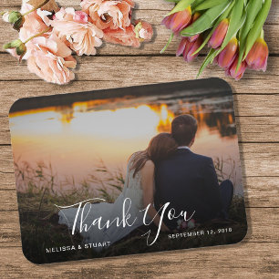 Magnet Flexible Créez votre propre photo de Mariage Merci