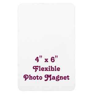 Magnet Flexible Créez votre propre photo flexible unique de 4" x 6