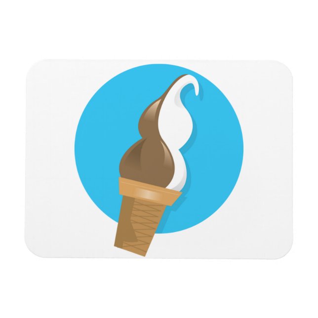 Magnet Flexible Crème glacée molle (Horizontal)