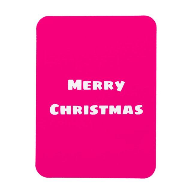 Magnet Flexible Crimson Festive Joyeux Noël (Vertical)