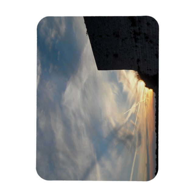 Magnet Flexible Croatian sunset (Vertical)