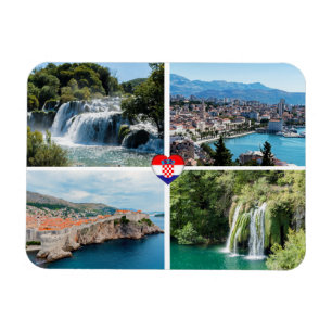 Magnet Flexible Croatie Beaux monuments Pittoresques - Europe
