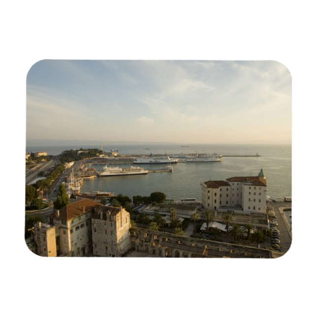 Magnet Flexible Croatie, Dalmatie, Split. Vue de Riva (Horizontal)