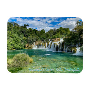 Magnet Flexible Croatie, Krka Cascades vue panoramique
