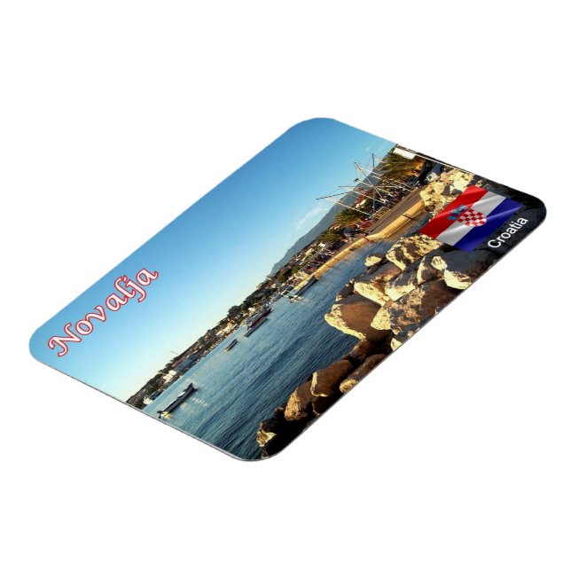 Magnet Flexible Croatie - Novalja - (Côté Gauche)