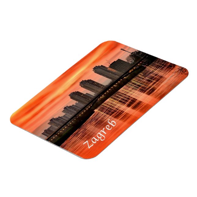 Magnet Flexible Croatie - Zagreb - (Côté Gauche)