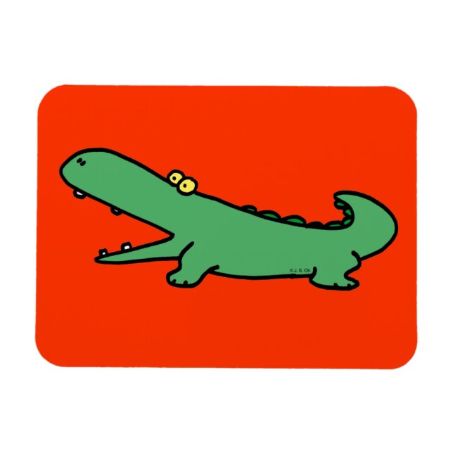 Magnet Flexible Crocodile vert (Horizontal)