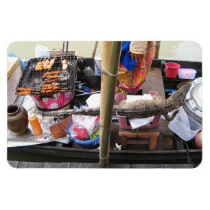 Magnet Flexible Crocodile Viande barbecue ... Restauration de rue